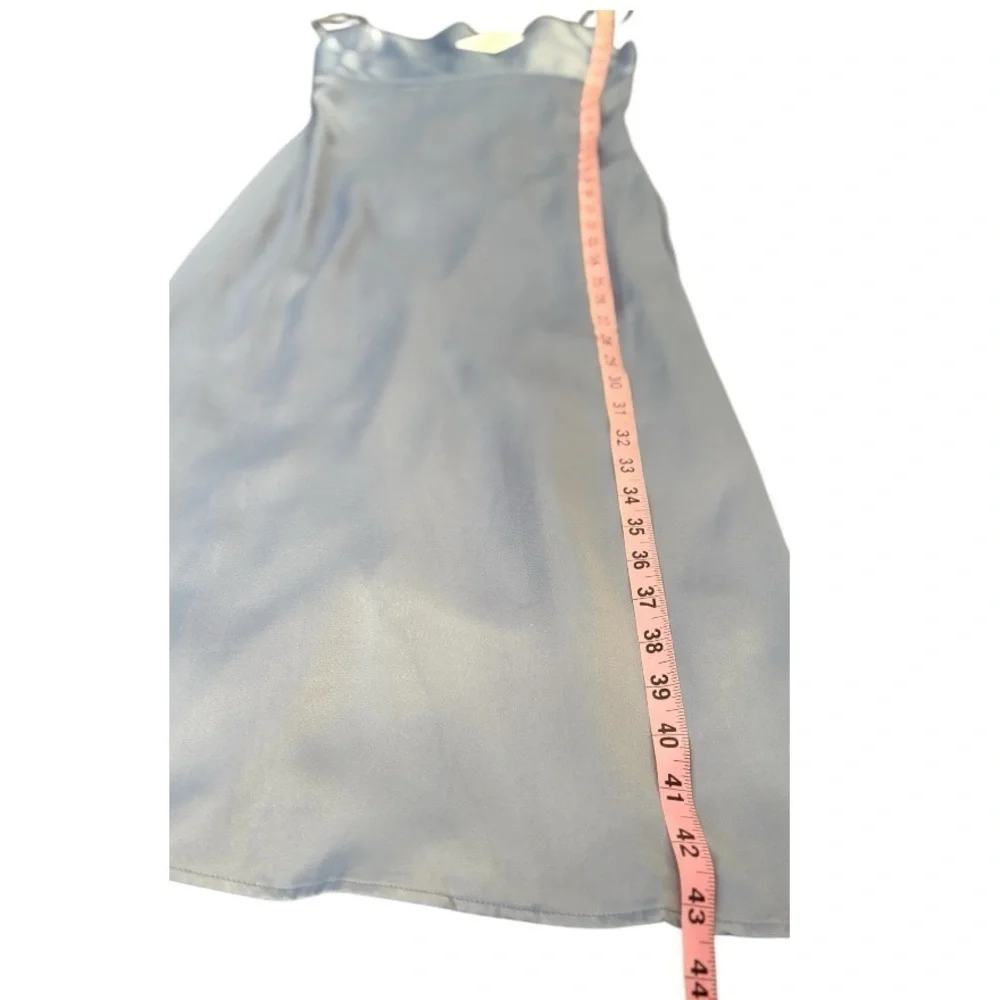 WeWoreWhat Women's Cowl Midi Dress Slate Blue Size 2 NWT